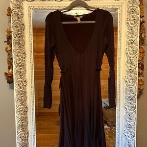 Deleting soon.  Free People belted dress. Light jersey tshirt with stretch.